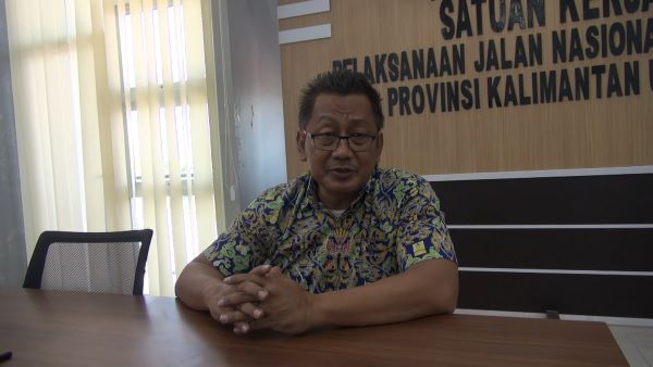 Kepala Satker Pengawasan Jalan Nasional (PJN) Wilayah I Kaltara Irwan Chandra