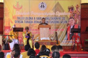 Wabup Bulungan Hadiri Ibadah Syukur Tahunan dan HUT ke-23 Jemaat Sion Tanjung Selor